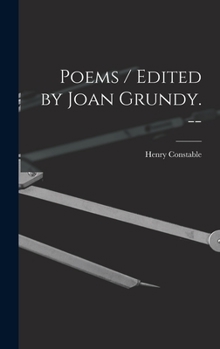 Hardcover Poems / Edited by Joan Grundy. -- Book