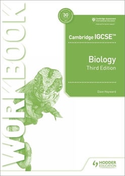 Paperback Cambridge Igcse(tm) Biology Workbook 3rd Edition: Hodder Education Group Book