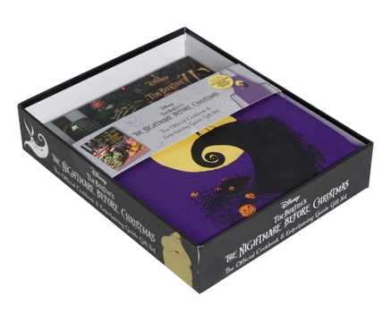 Hardcover The Nightmare Before Christmas: The Official Cookbook & Entertaining Guide Gift Set [With Apron] Book