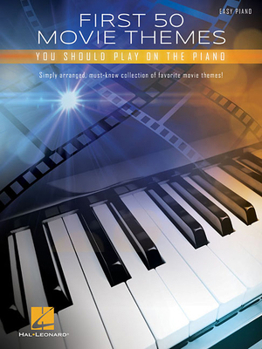 Paperback First 50 Movie Themes You Should Play on Piano Book