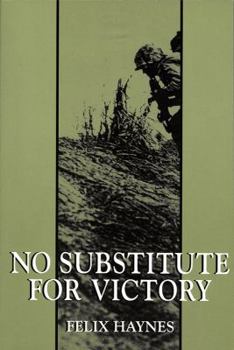 Paperback No Substitute for Victory Book
