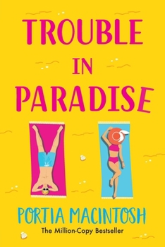 Paperback Trouble in Paradise [Large Print] Book