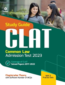 Paperback Self Study Guide CLAT 2023 Book