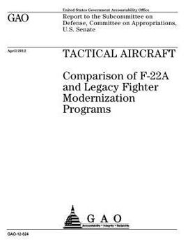 Tactical Aircraft: Comparison of F-22a and Legacy Fighter Modernization Programs: Report to the Subcommittee on Defense, Committee on Appropriations, U.S. Senate.
