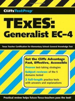 Paperback TExES: Generalist EC-4: Texas Teacher Certification for Elemenatary School: General Knowledge Test Book