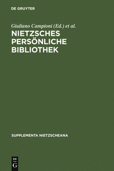 Hardcover Nietzsches Persönliche Bibliothek [German] Book