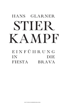 Paperback Stierkampf [German] Book
