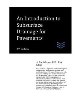 Paperback An Introduction to Subsurface Drainage for Pavements Book