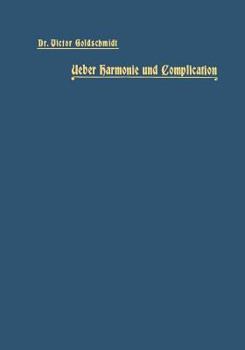Paperback Ueber Harmonie Und Complication [German] Book