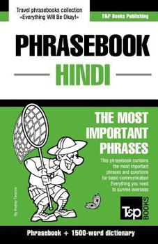 Paperback English-Hindi phrasebook and 1500-word dictionary Book