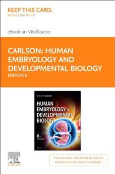 Printed Access Code Human Embryology and Developmental Biology - Elsevier eBook on Vitalsource (Retail Access Card): Human Embryology and Developmental Biology - Elsevier Book