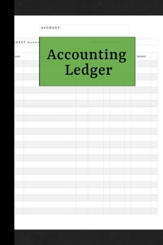 Paperback Accounting Ledger: Expense Tracker Small Business Accounting Book Bookkeeping Budgeting Portable Size Traditional Book
