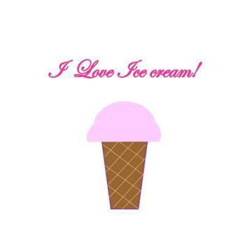 Paperback I Love Ice Cream! Book