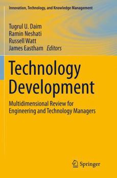 Paperback Technology Development: Multidimensional Review for Engineering and Technology Managers Book