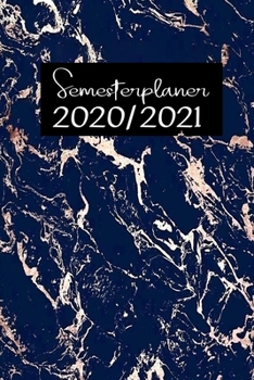 Semesterplaner 2020 2021: Planer für Studenten für 2020 und 2021 Band 1  mit Register für Adressen (German Edition)