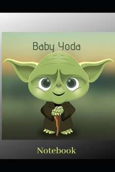 Notebook : Paperback Notebook /6x9 100 Wide Ruled Paper / Star Wars/Yoda/notebook for Kids