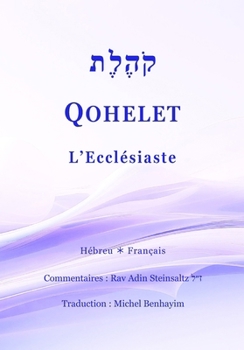 Paperback Qohelet: L'Ecclésiaste [French] Book