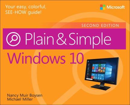 Paperback Windows 10 Plain & Simple Book