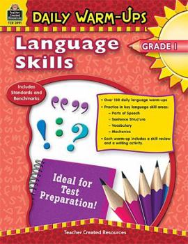 Paperback Daily Warm-Ups: Language Skills Grade 1 Book