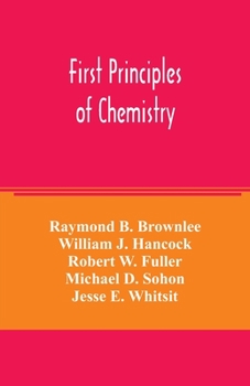 Paperback First principles of chemistry Book