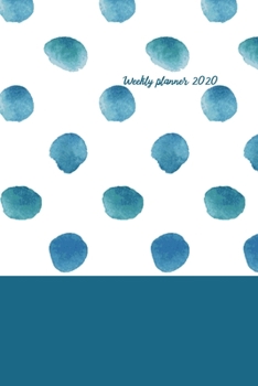 Weekly Planner 2020: Year Plan with Monthly Planner and Monthly Habit Tracker for Organizer Agenda Schedule Notebook Journal and Business : Blue point Theme