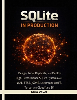 Paperback SQLite in Production: Design, Tune, Replicate, and Deploy High-Performance SQLite Systems with WAL, FTS5, JSONB, Litestream, LiteFS, Turso, and Cloudflare D1 Book