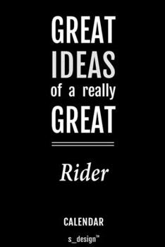 Calendar for Riders / Rider: Everlasting Calendar / Diary / Journal (365 Days / 3 Days per Page) for notes, journal writing, event planner, quotes & personal memories