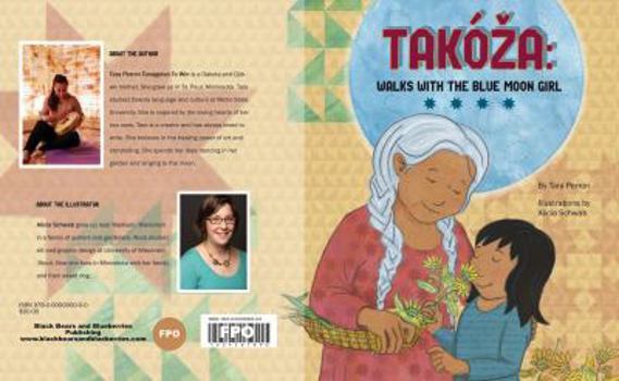 Paperback Takoza Walks with the Blue Moon Girl Book