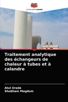 Paperback Traitement analytique des échangeurs de chaleur à tubes et à calandre [French] Book