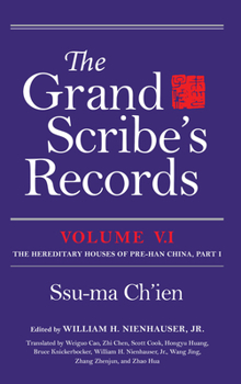 Hardcover The Grand Scribe's Records, Volume V.1: The Hereditary Houses of Pre-Han China, Part I Book