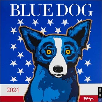 Calendar Blue Dog 2024 Wall Calendar Book