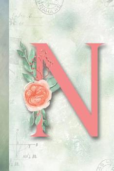 Paperback N: Beautifully Monogrammed Composition Book and Notebook for School, Home and Fun Book