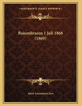 Paperback Boiumbraeen 1 Juli 1868 (1869) [Norwegian] Book