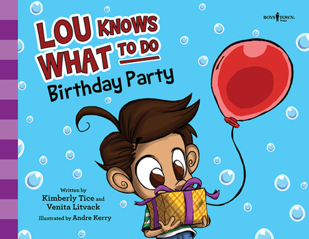 Paperback Lou Knows What to Do: Birthday Party: Volume 3 Book