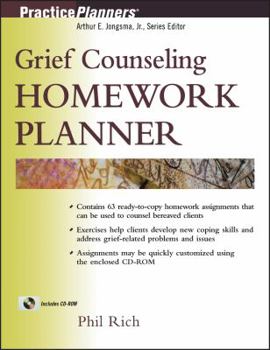 Paperback Grief Counseling Homework Planner Book