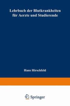Paperback Lehrbuch Der Blutkrankheiten Für Aerzte Und Studierende [German] Book