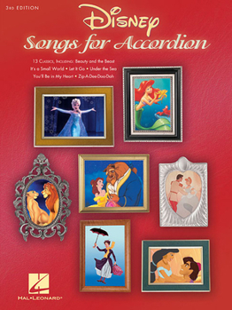 Paperback Disney Songs for Accordion Book