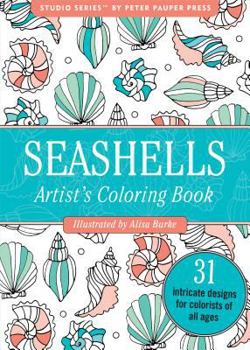 Paperback Seashells Portable Adult Coloring Book (31 stress-relieving designs) (Studio Series Portable Coloring Book) Book