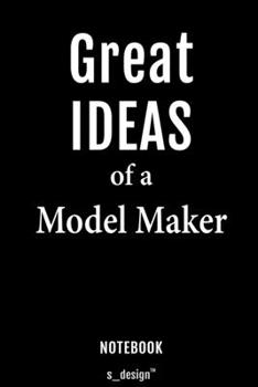 Notebook for Model Makers / Model Maker: awesome handy Note Book [120 blank lined ruled pages]