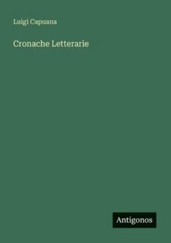 Paperback Cronache Letterarie [Italian] Book