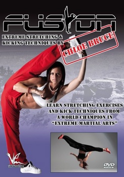 DVD Fusion Extreme Stretching and Kicking Techniques By Chloe Bruce Book