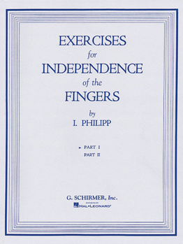 Paperback Isidor Phillip - Exercises for Independence of Fingers - Book 1: Piano Technique Book