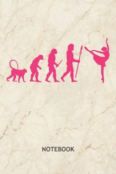 NOTEBOOK: Dancer Note Book Grid-lined 6x9 - Dancing Journal A5 Gridded - Dance Couple Planner Ballet Classes 120 Pages SQUARED - Ballet Dance Diary ... Soft Cover - Dance Partner Birthday Present