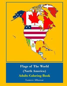 Paperback Flags Of The World (North America) Adults Coloring Book