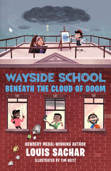 Paperback Wayside School Beneath the Cloud of Doom [Large Print] Book