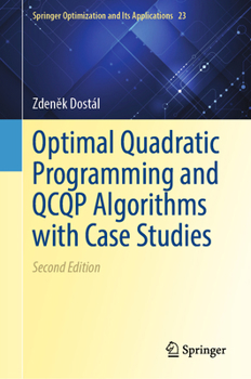 Hardcover Optimal Quadratic Programming and Qcqp Algorithms with Applications Book