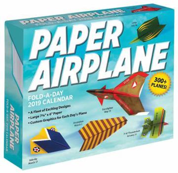 Calendar Paper Airplane Fold-A-Day 2019 Calendar Book