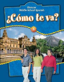 Hardcover ¿cómo Te Va? Level B Nivel Azul, Student Edition [Spanish] Book