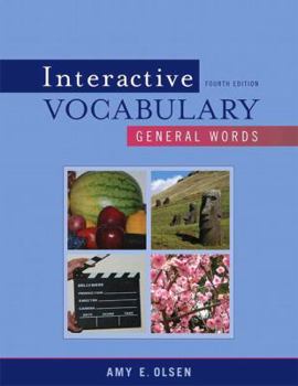 Paperback Interactive Vocabulary: General Words Book