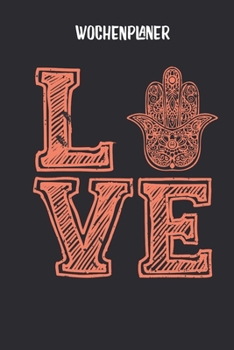 Wochenplaner mit Hand der Fatima Mandala Liebe: Terminplaner I DIN A5 I 120 Seiten I universaler Wochenkalender I Organizer I Kalender (Mandala Wochenplaner) (German Edition)